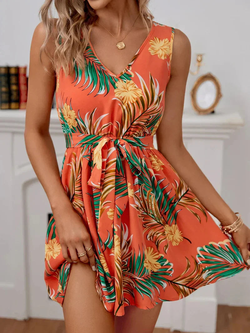 Elegantes Druckkleid